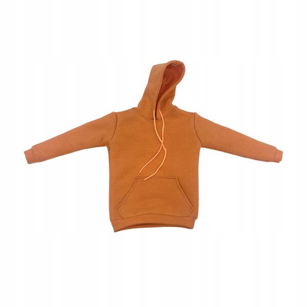 Sportkleding voor 1/6 actiefiguur, 30 cm oranje hoodie