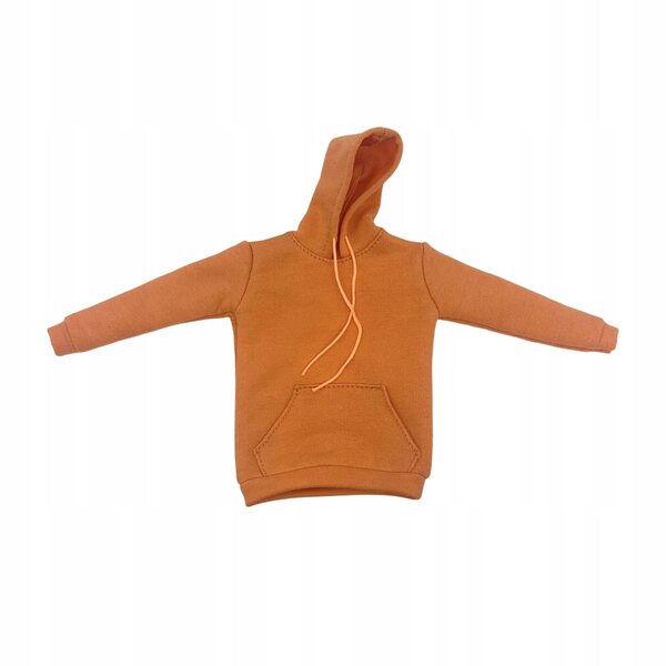 Sportkleding voor 1/6 actiefiguur, 30 cm oranje hoodie