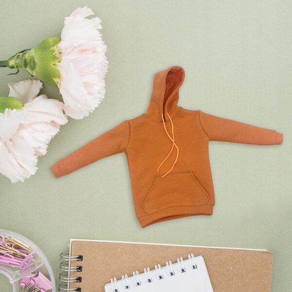 Sportkleding voor 1/6 actiefiguur, 30 cm oranje hoodie