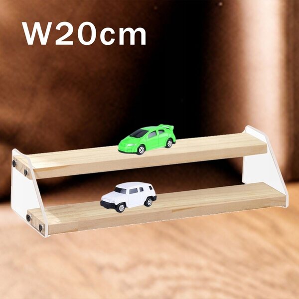 2-stufiger Acryl-Display-Organizer, stabiler Halter für Produkte und Zubehör
