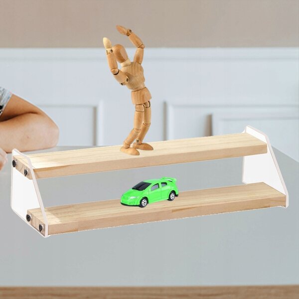 2-stufiger Acryl-Display-Organizer, stabiler Halter für Produkte und Zubehör
