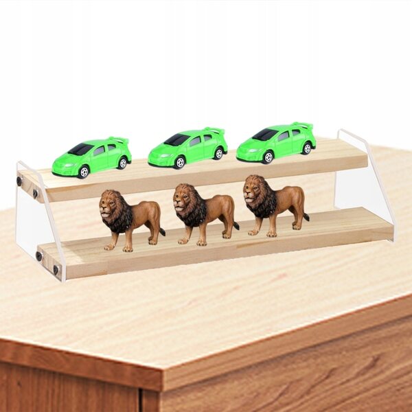 2-stufiger Acryl-Display-Organizer, stabiler Halter für Produkte und Zubehör