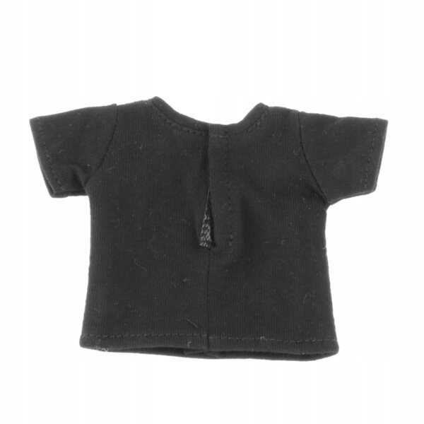 30 cm schwarzer Puppenpullover mit Kapuze, T-Shirt mit Spielzeugkleidung