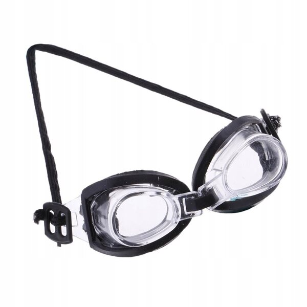 Occhiali da Nuoto Trasparenti e Neri per Bambole 1/6 Blythe Accessori Estivi