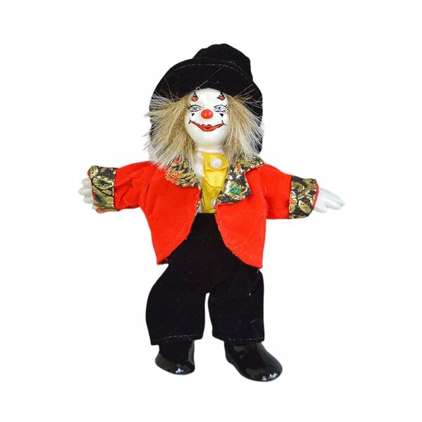 Keramik-Clown-Figur, 18 cm, Halloween-Dekoration und Sammlung