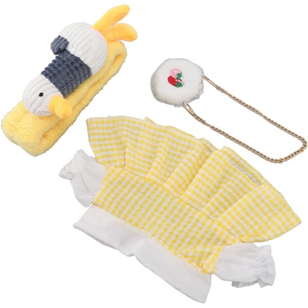 Sonew Vestiti per Bambole in Cotone Lavabili Fatti a Mano per Peluche 30cm