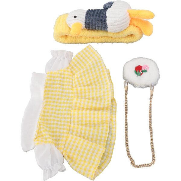 Sonew Vestiti per Bambole in Cotone Lavabili Fatti a Mano per Peluche 30cm
