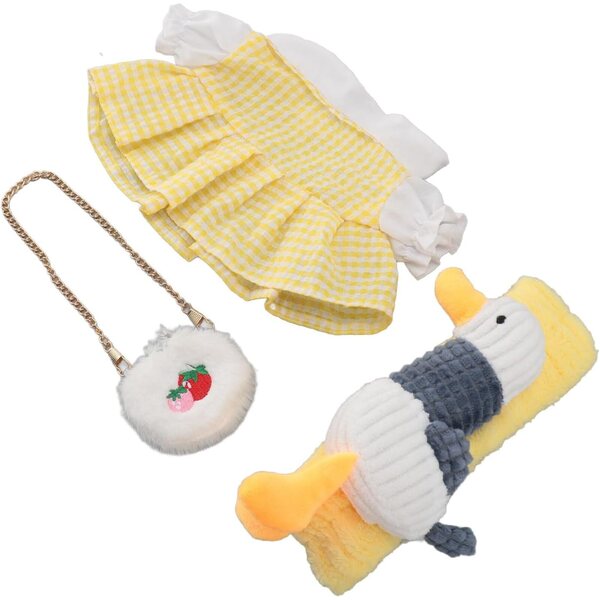 Sonew Vestiti per Bambole in Cotone Lavabili Fatti a Mano per Peluche 30cm