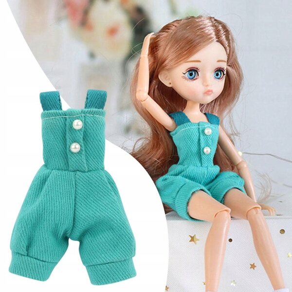1:6 blaues Prinzessinnenkleid - modische Kleidung für Kinderpuppen