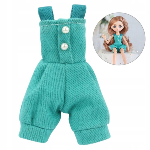 1:6 blaues Prinzessinnenkleid - modische Kleidung für Kinderpuppen