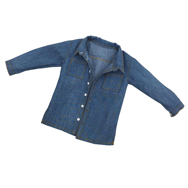 Camicia Cowboy 1:6 per Figurine Maschili da 12 Pollici - Abbigliamento Casual