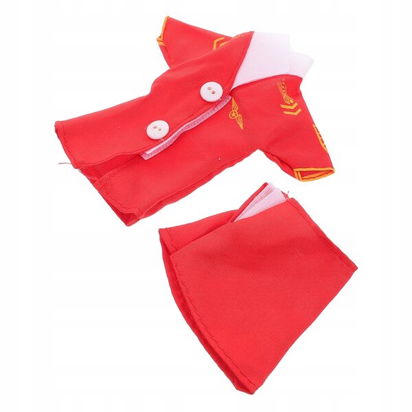 Set 2 Abiti Rosso Stewardessa per Bambole 30 cm - Completo Elegante e Creativo