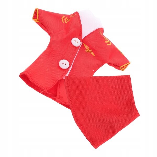 Set 2 Abiti Rosso Stewardessa per Bambole 30 cm - Completo Elegante e Creativo