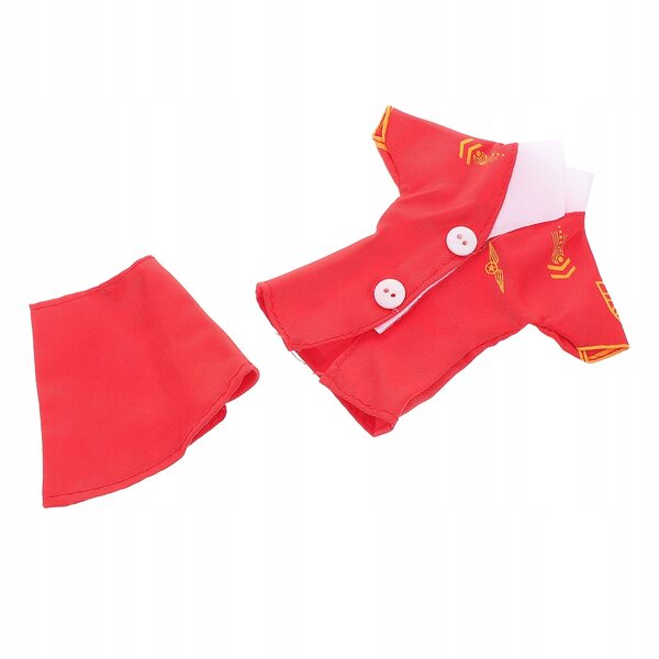 Set 2 Abiti Rosso Stewardessa per Bambole 30 cm - Completo Elegante e Creativo