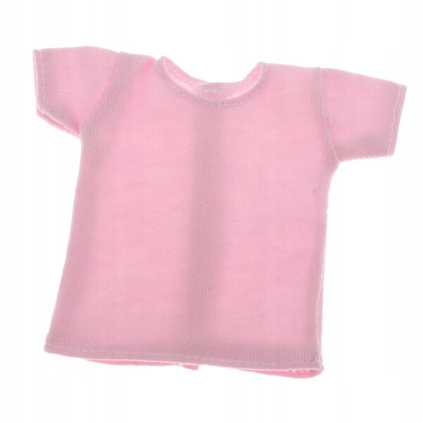 Maglietta rosa casual per bambole 1/6 BJD, abbigliamento doll misura 12 pollici
