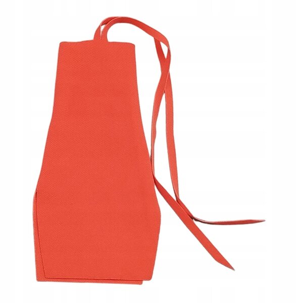 Elegantes orangefarbenes Minikleid für 1:6-Puppen, figurbetonter Stil und verstellbar