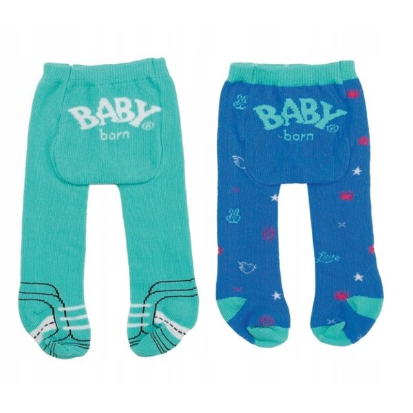 Confezione da 2 Collant Baby Born - Collant per bambole da 43 cm, un set per ogni occasione