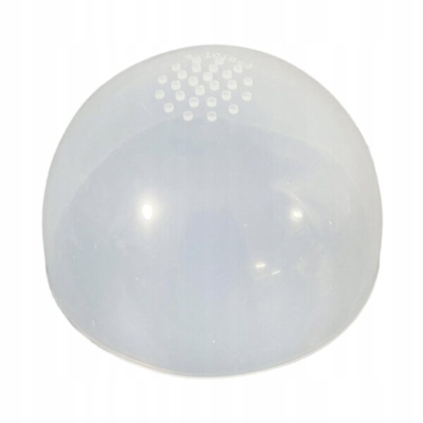 Copricapo in silicone per testa bambola trasparente 22-23 cm universale