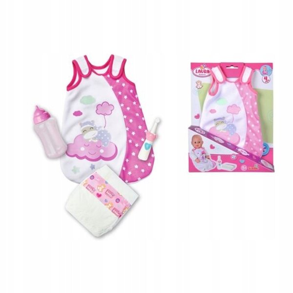 Set completo per il sonno della bambola Simba con accessori per giochi
