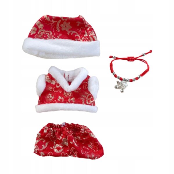 Bekleidungsset für 15–17 cm große Puppen mit T-Shirt und weichen Accessoires