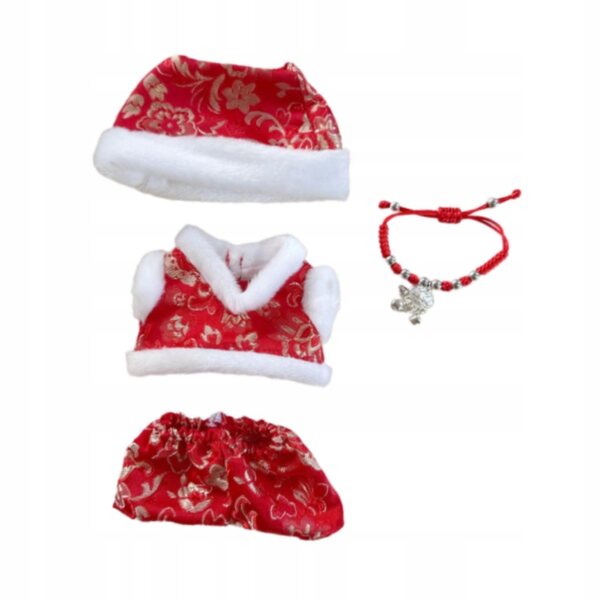Bekleidungsset für 15–17 cm große Puppen mit T-Shirt und weichen Accessoires