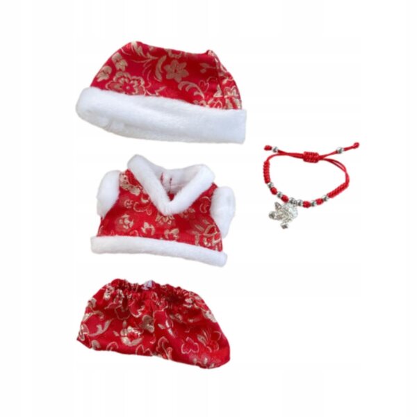 Bekleidungsset für 15–17 cm große Puppen mit T-Shirt und weichen Accessoires