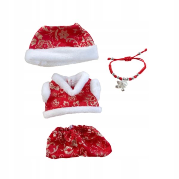 Bekleidungsset für 15–17 cm große Puppen mit T-Shirt und weichen Accessoires