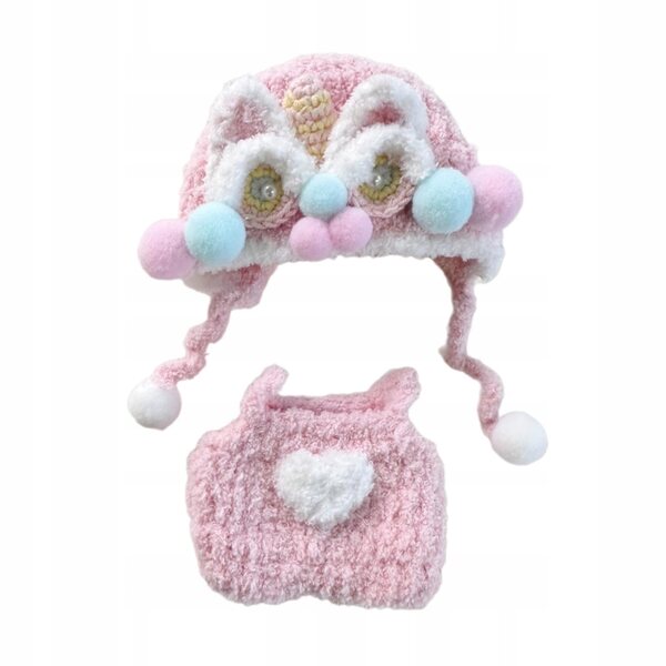 17 cm Puppenkleidung rosa weiches und widerstandsfähiges Zubehörset