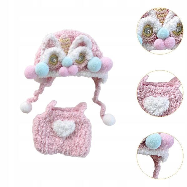 17 cm Puppenkleidung rosa weiches und widerstandsfähiges Zubehörset
