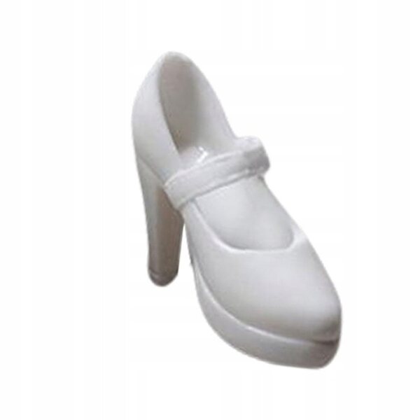 Elegante und hochwertige weiße High-Heel-Schuhe für 1/6 BJD-Puppen