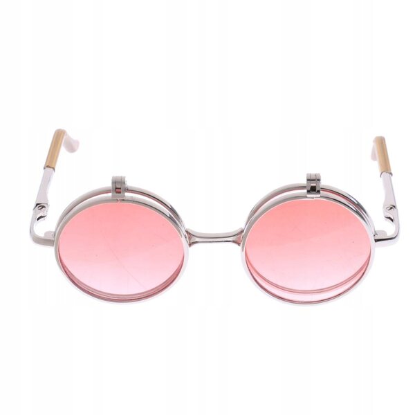 Klappbare Kupfer-Sonnenbrille für 12-Zoll-Blythe-Retro-Modellpuppen