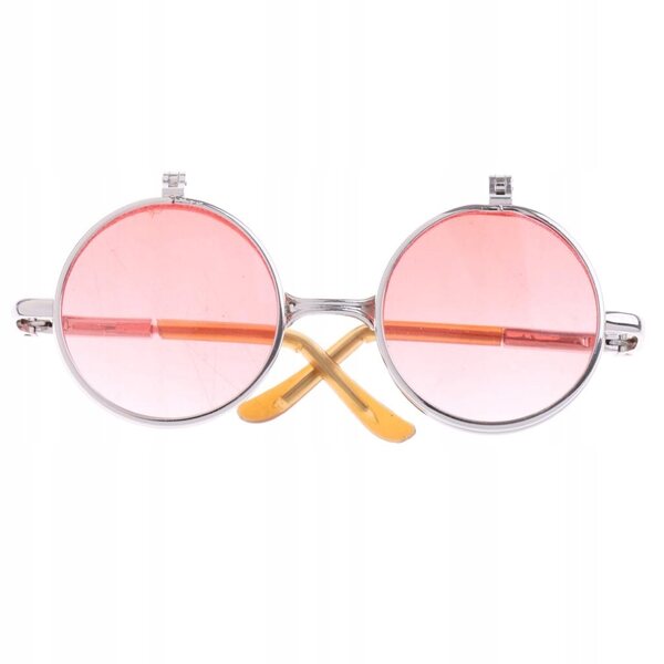 Klappbare Kupfer-Sonnenbrille für 12-Zoll-Blythe-Retro-Modellpuppen