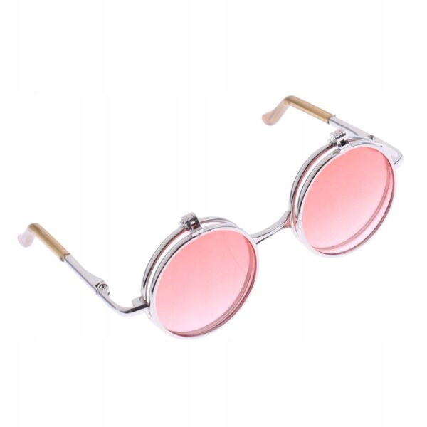 Klappbare Kupfer-Sonnenbrille für 12-Zoll-Blythe-Retro-Modellpuppen
