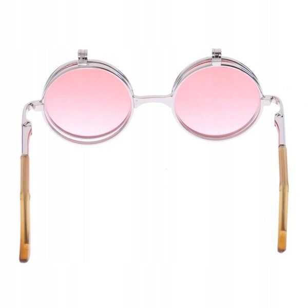 Klappbare Kupfer-Sonnenbrille für 12-Zoll-Blythe-Retro-Modellpuppen