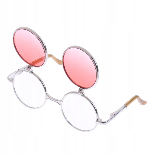 Klappbare Kupfer-Sonnenbrille für 12-Zoll-Blythe-Retro-Modellpuppen