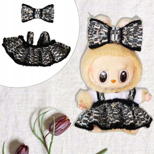 Kleidung für Minipuppen 15–17 cm, Set aus weicher Kleidung und Accessoires