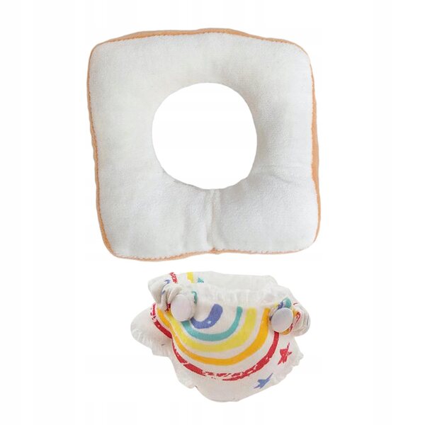 Vêtements doux et confortables pour poupées miniatures avec accessoire de couche