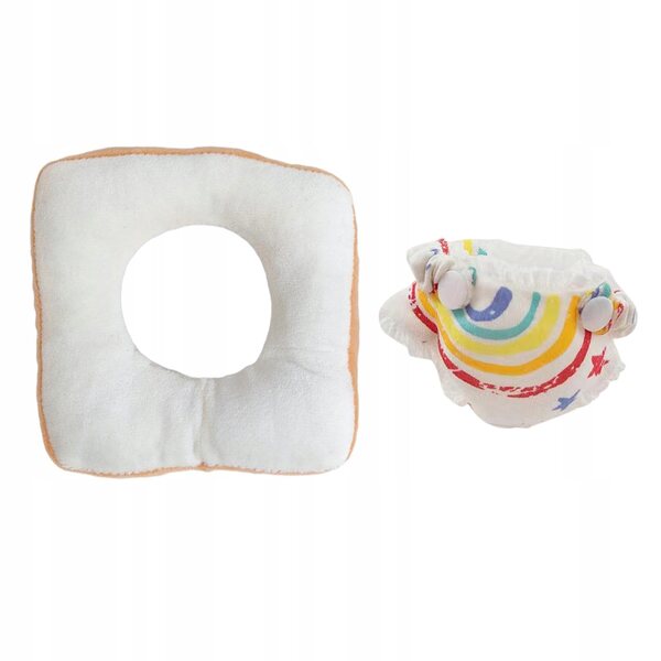 Vêtements doux et confortables pour poupées miniatures avec accessoire de couche