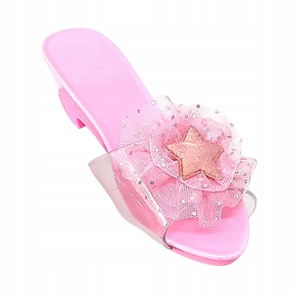 Hellrosa lackierte Prinzessinnenschuhe für Mädchen – leichte und lustige Sandalen