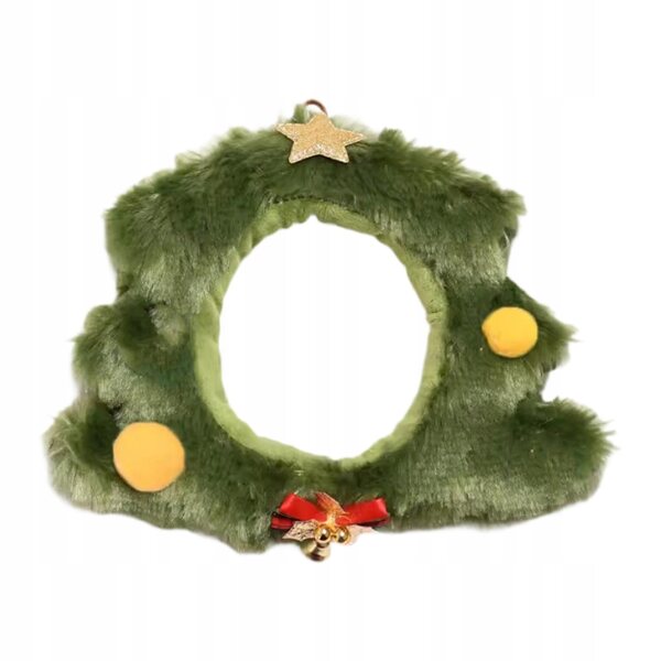 Der Puppenkopfschmuck misst 17 cm mit dekorativem Plüschzubehör
