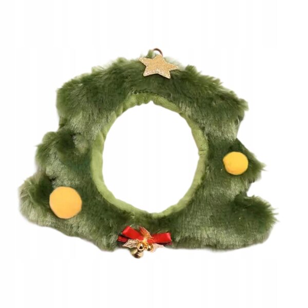 Der Puppenkopfschmuck misst 17 cm mit dekorativem Plüschzubehör