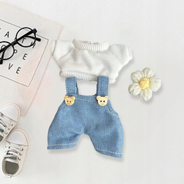 6-Zoll-Mini-Kleidungsset für Puppen – weiche und leicht zu reinigende Kleidung