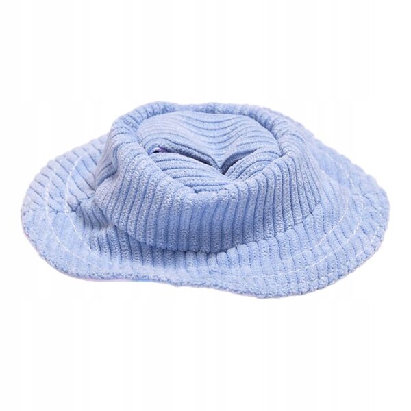 Cappello in velluto blu per bambole da 17 cm, regalo creativo e morbido