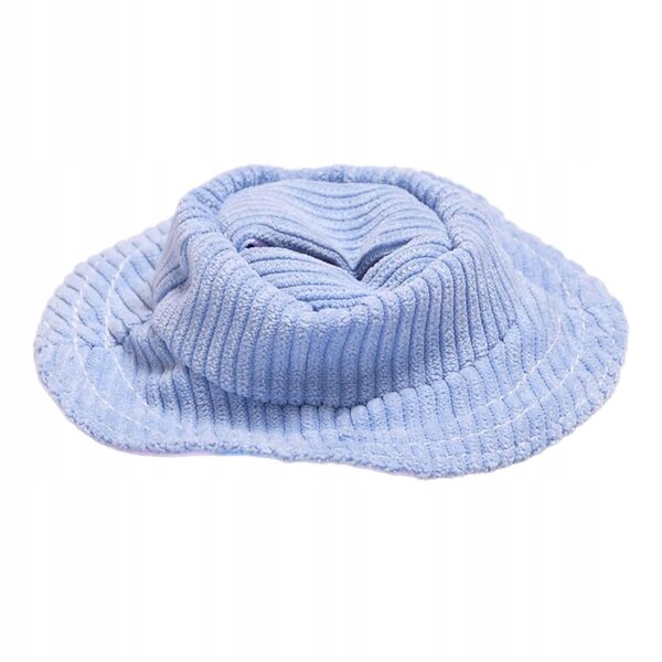 Cappello in velluto blu per bambole da 17 cm, regalo creativo e morbido