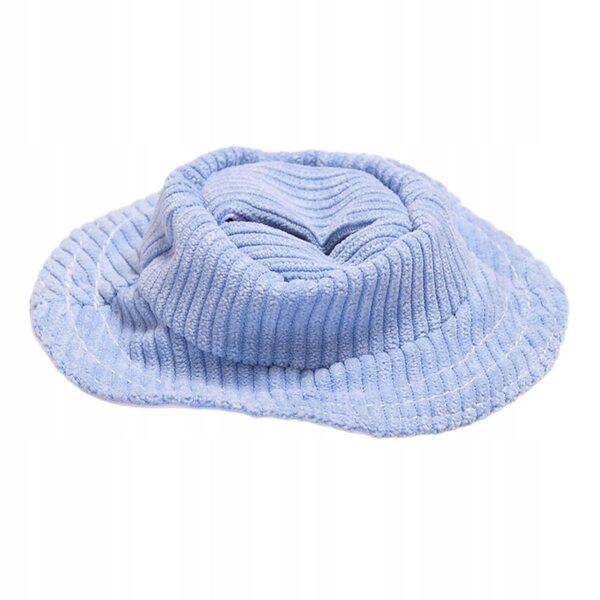 Cappello in velluto blu per bambole da 17 cm, regalo creativo e morbido