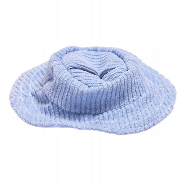 Cappello in velluto blu per bambole da 17 cm, regalo creativo e morbido