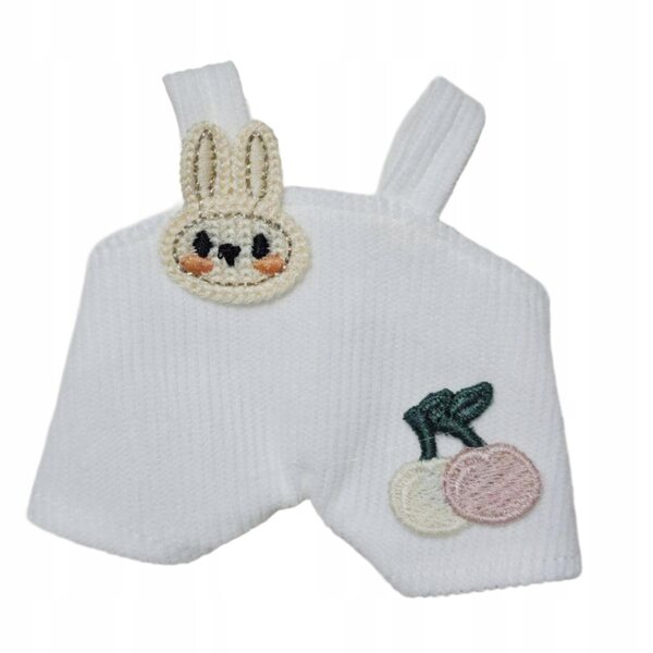 Miniature pantaloni bianchi per bambole da 17 cm, abbigliamento morbido e comodo