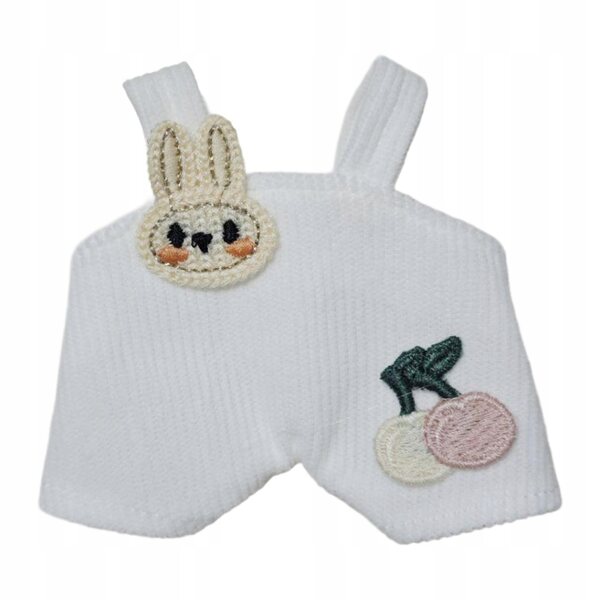 Miniature pantaloni bianchi per bambole da 17 cm, abbigliamento morbido e comodo