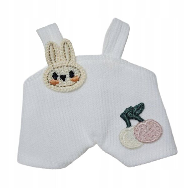 Miniature pantaloni bianchi per bambole da 17 cm, abbigliamento morbido e comodo