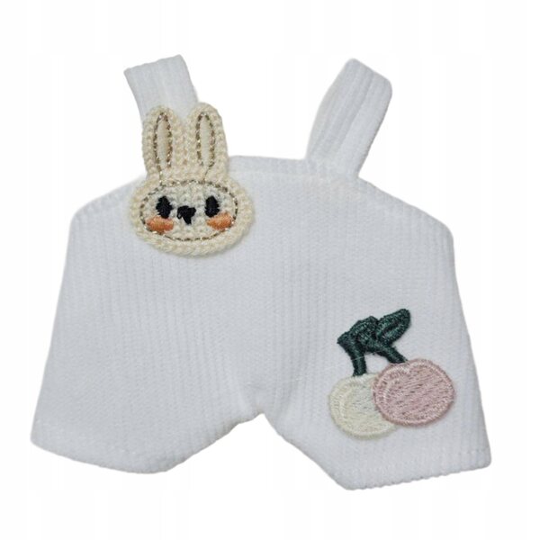 Miniature pantaloni bianchi per bambole da 17 cm, abbigliamento morbido e comodo